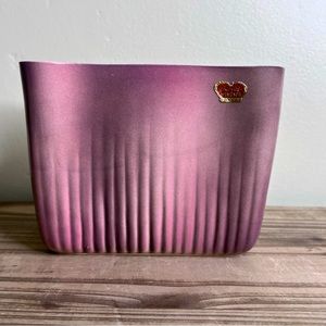 Royal Windsor pink grey crimped planter vintage planter mid century